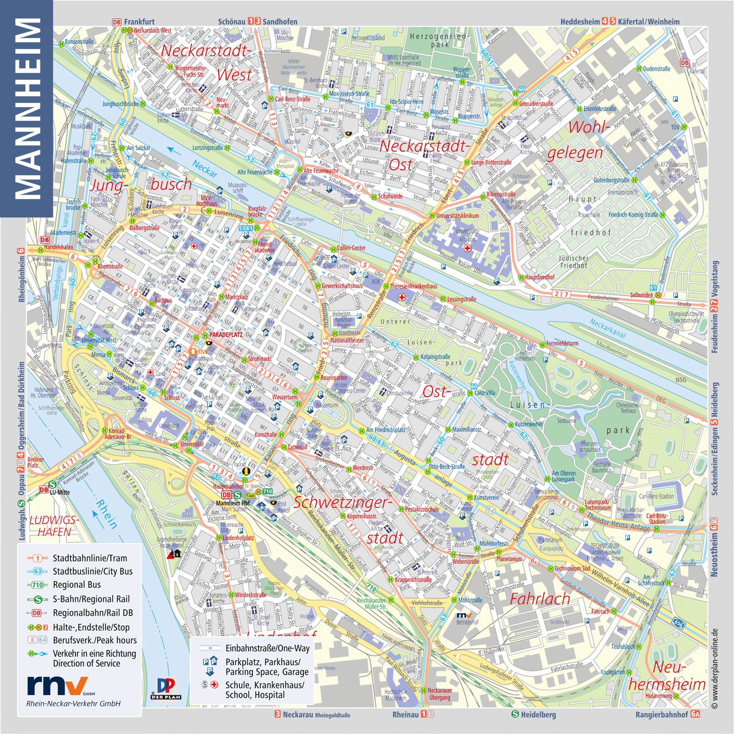Luxus Mannheim Karte Ebenbild